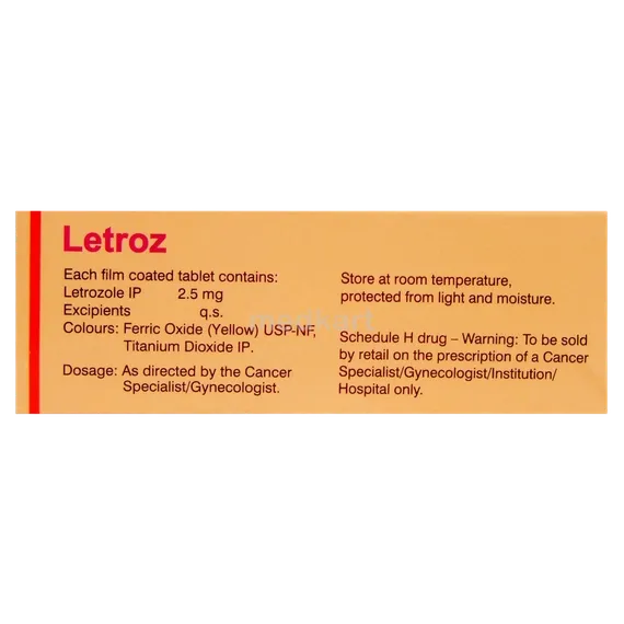letroz 2.5mg tablet 5's
